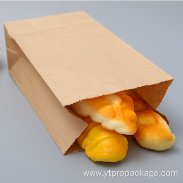 Compostable Recycled Durable Kraft Paper Lunch Bags